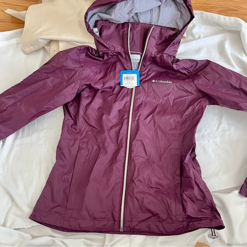NWT Columbia Full-zip Windbreaker, Size S